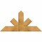 Ekena Millwork Saratoga Rough Sawn Timber Gable Bracket, Western Red Cedar, 48"W x 24"H x 2"D x 6"F, 12/12 Pitch GBW048X24X0206SAR00RWR - alternate 1